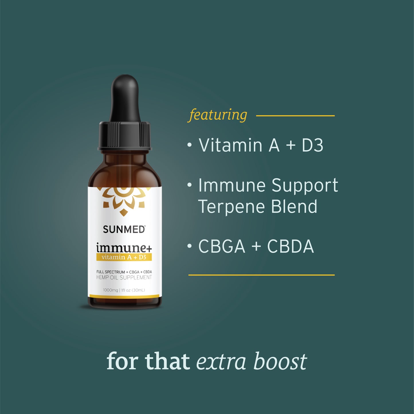 Immune Support CBD Vitamin A + D3